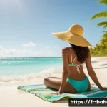 바하마 기후 특징 - **Prompt 1: Serene Dry Season Morning on a Bahamian Beach**
    "A wide-angle, highly detailed photo...